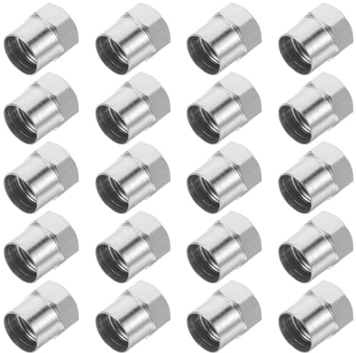 iplusmile 20pezzi Tappi Valvola Pneumatici in Acciaio Inossidabile Coprivalvole Auto e Camion Protezione Per Valvole Ruote Facili Da Installare e Antipolvere