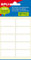 APLI Mini-Etiketten 19 x 40 mm, weiß (60 Stück)