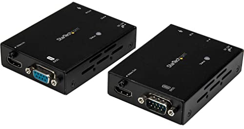 StarTech.com HDMI Extender über Cat5e/CAT6 - Verlängerung von HDMI Signal bis zu 70m - HDBaseT zertifiziert - HDMI Erweiterung/LAN Extender - IR Extender - HDMI Booster (ST121HDBTL)