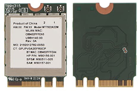 AX210NGW WiFi-kort, WiFi 6E 11AX WiFi 6-kort Utökar WiFi Till 6GHz, 5374 Mbps med Bluetooth5.2, Stöd för 10/11 64bit, M.2 WiFi-kort