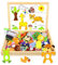 Magnetpuzzle mit Doppelseitige Tafel,Holzpuzzle Kinder,Kinder Magnete-120 StüCk Tiermuster PäDagogisches Magnetische Holzspielzeug,pädagogisches Holzspielzeug für ab 3 Jungen und Mädchen
