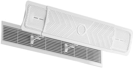Tktouci AC Air Deflector - Home AC Window Baffle - Adjustable Cover Diverter Redirector Deflector for Ceiling Registers Heating Cooling Systems Bedroom Living Room