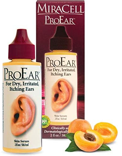 Miracell ProEar, Ear Drops for Itchy Ears, Ear Wax Softener, Clogged Ears, Dry Ears, for Adults, Babies (2oz)