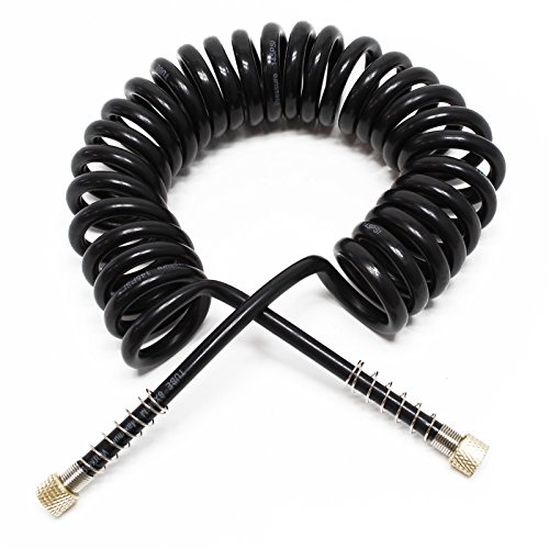 Airbrush Spiralschlauch 2x G 9,51 mm (1/8) Innengewinde 3 m Druckluftschlauch