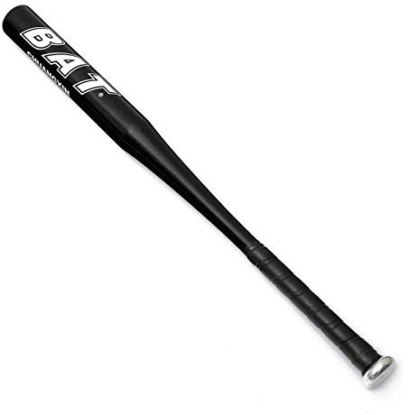 Aluminium Metal Baseball Bat Lightweight 30 Full Size Youth Adult BLACK