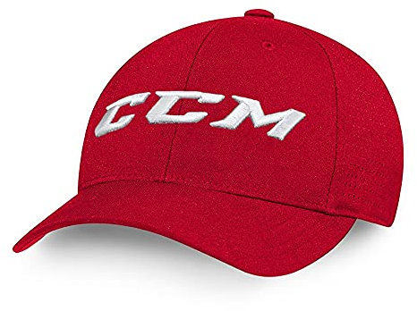 CCM Kappe Team Flexfit Cap, Rot, L/XL