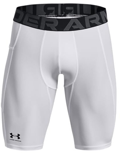 Under Armour Herren UA HG Armour Lng Shorts, leichte kurze Sporthose, atmungsaktive Kompressions-Herrenshorts mit Strength Pocket-Eingrifftasche