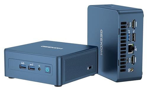 GEEKOM Mini PC Mini IT13, 13th Gen Intel i9-13900H NUC13 Mini Computers(14 Cores,20 Threads) 32GB DDR4/2TB PCIe Gen 4 SSD Windows 11 Pro Support Wi-Fi 6E/Bluetooth 5.2/USB 4.0/2.5G LAN/8K