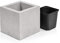 beske-Manufaktur Beton Blumentopf 'Kubik - S' | Größe 13x13x13 | 100% Handarbeit Made in Germany | Zeitlos elegant puristisch