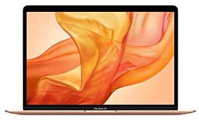 2020 Apple MacBook Air with 1.1GHz Intel Core i3 (13 inch, 8GB RAM, 256GB SSD Storage) (QWERTY English) Gold (Renewed)