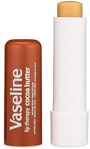 Vaseline Lip Therapy Cocoa Butter | Getönter Lippenbalsam mit Kakao und Sheabutter (1 x 4.8g)