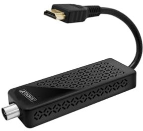 XD-220DG - DECODER DVB-T2 HEVC 10BIT PER RETRO TV CON CAVO HDMI INTEGRATO