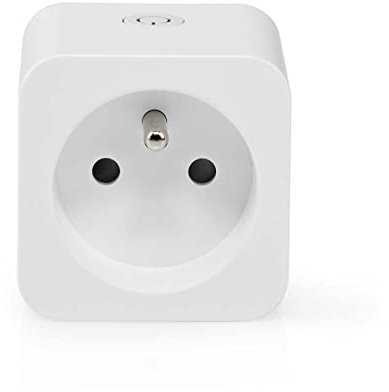Nedis WIFIP121EWT Smartlife Smart Stecker | WLAN | Leistungsmesser | 3680 W | Frankreich/Typ E (CEE 7/6) | -10-45 °C | Android™ / IOS | Weiss