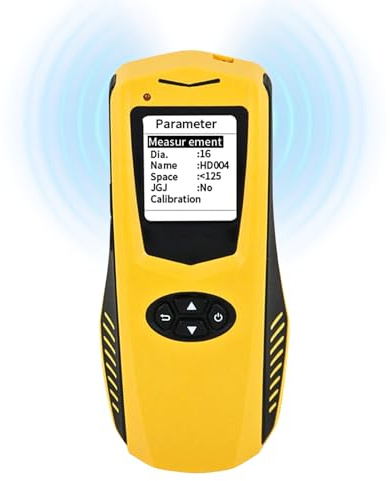 Jadeshay Detector de Pared,Localizador Escáner de Pared con Sensor Inteligente Pantalla LCD Buscador de Pernos Digital Localizador de Refuerzo de Hormigón para Uso Doméstico y Profesional