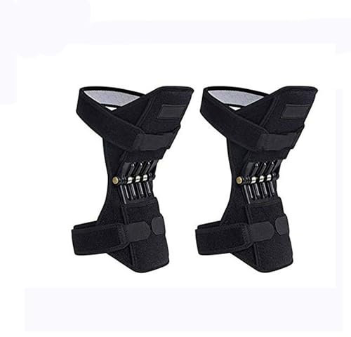SagaSave Spring Force Knee Pads, 1 Pairs Knee Booster Knee Joint Support Braces, Knee Protection Booster for Squat, Climbing, Jogging Work Out