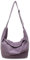 Boziee Unisex Cord Tasche Umhängetasche Schultertasche groß Damen Shopper Tasche Trapez Fashion Stofftasche Tote Bag für Alltag/Büro/Schule/Reisen (Lila)