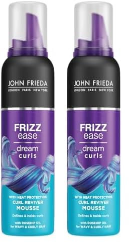 John Frieda Frizz-Ease Espuma Rizos Revitalizados 200 Ml (Paquete de 2)