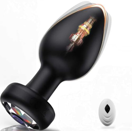 Vibrator Anal Plug Sex Toys, Remote Control Vibrators with 10 Frequency Vibration,Small Butt Plug Adult Toys Massage Vibrating Anal Sex Toy for Men & Games Sex Toys for Couples