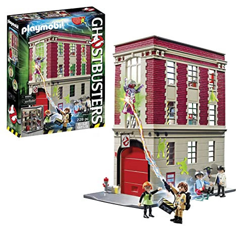 PLAYMOBIL Ghostbusters 9219, Cuartel Parque de Bomberos, A Partir de 6 Años