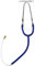 Estetoscopio Clásico, Estetoscopio Audífono Grado Profesional para Pruebas, Ajuste Antideslizante en el Oído, Mangueras Blandas y Sondas Precisas, Ideal Audiólogos y Entusiastas Músic(Navy blue)