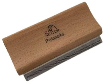 Petpets® Bürste, Fellwechselhelfer für Ihren Hund oder Pferd zur Entfernung von Unterfell und Haar