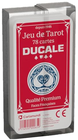 Ducale Origine - Jeu de 78 Cartes à Jouer - Jeu de Tarot - Boîte Plastique