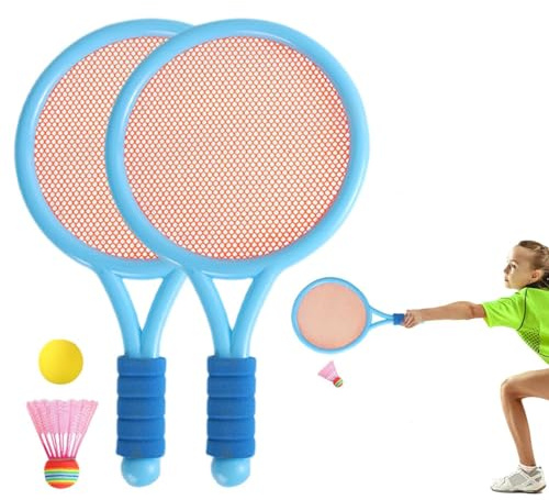 Badmintonset för inomhusbruk, badmintonracketar för barn – professionellt badmintonracketset för inomhusbruk – badmintonutrustningsset, lib luftracketleksaker