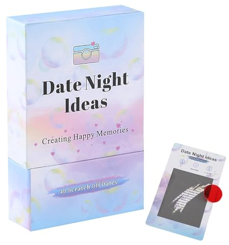 40 pezzi idee per appuntamenti notturni giochi di carte per coppie, giochi di coppia da grattare, divertenti regali di nozze per coppie, addio al nubilato, idea regalo anniversario San Valentino lui