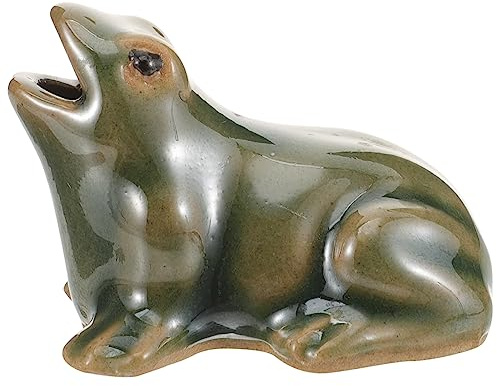 LIOOBO Fountain Frog Decoración para Jardín Fuente Circulante De Rana para Paisajismo y Espacios Exteriores para Balcones y Patios