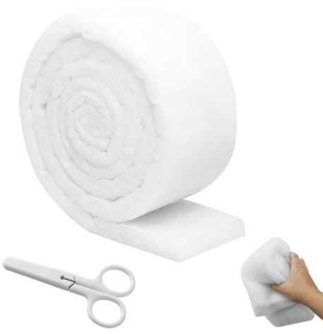 Dyiouxin Spugna filtrante per Acquario, 2 m di tampone filtrante per Acquario,2 m x 12 cm m di tampone Filtro per Acquario, Mezzo filtrante Biologico,Schiuma filtrante per Acquario di Bacino