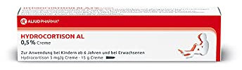 ALIUD PHARMA Hydrocortison AL 0,5% creme, 15 g: Creme zur Anwendung auf der Haut bei leichten entzündlichen und allergischen Hautreaktionen