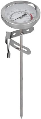 Termómetro de carne de lectura instantánea, termómetro de aceite Freír en profundidad Resistencia a altas temperaturas Termómetro de cocina Acero inoxidable para bebidas de café Barbacoa