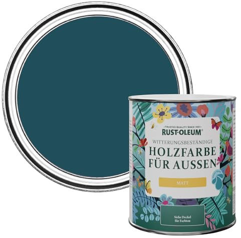 Rust-Oleum Blue Mould Resistant Garden Paint in Matt Finish - Commodore Blue 750ML
