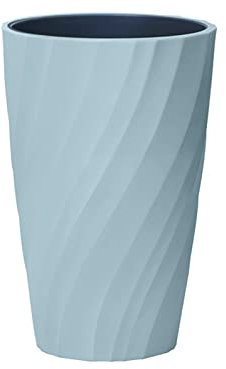 Bicchiere per spazzolino da denti infrangibile, riutilizzabile, bicchiere da bagno in plastica, portaspazzolino portatile Orcan, azzurro