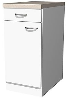 Flex-Well Küchenunterschrank - 40 cm breit - Weiß – Witus