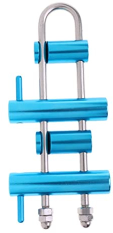 KQFCAZRE Dispositif de Descente pour l'escalade et, Butée de Descente, Bleu, 21x9cm