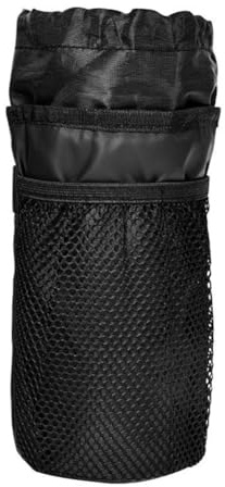 Gettimore Bolsa de agua aislada para bicicleta, protección térmica de 3 capas con correa ajustable, para leche, tazas de agua, teléfonos móviles, color negro