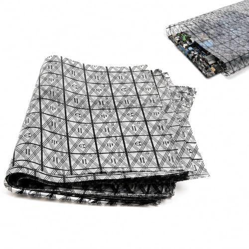 Sacs Antistatiques ESD 16 Pièces 40 cm, Grands Sacs de Protection Réutilisables en LDPE avec Revêtement Antistatique, pour Carte Mère, Disque Dur, RAM et Stockage