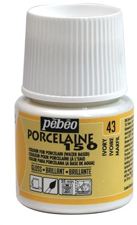 Pebeo 024-043 Porcelaine 150 Paint, 45 ml, Ivory