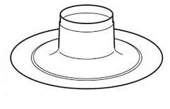 Vaillant 009056 Adapter für Flachdachkragen