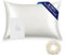 ALASKA BEAR 100% Mulberry Silk Pillowcase for Hair and Skin Health, Hypoallergenic, Standard Size 50x75cm Natural Silk Pillow Case for Beauty Sleep (1pc, Ivory White)