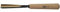 STUBAI Stemmeisen Stechbeitel Serie 52 - Form 11 | Gerades Hohleisen 12 mm, mit Holzgriff, für Figurenarbeiten, Darstellung von welligem Haar und Wasser, für Profilleisten, Holzbearbeitung
