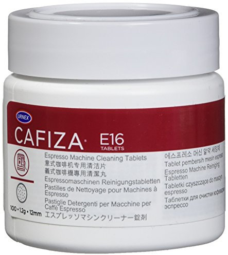 Urnex Cafiza Lot de 100 tablettes de nettoyage pour machine à expresso 1,2 g