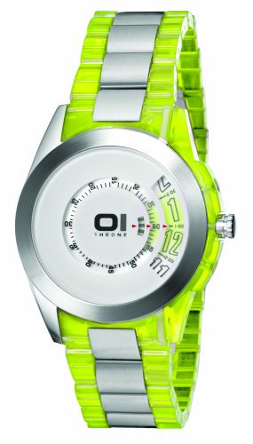 The One - Binary Watch Herren-Armbanduhr Turning Disc Analog Quarz AN08G01