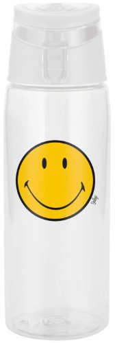 Zak Designs 6187-K952 Gourde Hermétique Smiley Blanc 75 cl