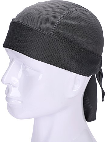 Breathable Quickly Dry Skull Cap Sweat Absorbing Bandana Headscarf Pirate Headwear Anti-UV Head Protection Headband Sports Hiking Skating Cycling Running Riding Head Wrap