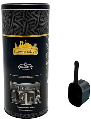 Uzman Café Harput Dibek 1000 g (1 kg) avec Cuillère Doseuse - Premium Café Turc Moka
