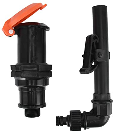BYERZ Valvola Ad Innesto Rapido in Plastica, Portagomma Ingresso Acqua G3/4 a Tenuta Stagna per Irrigazione Giardino
