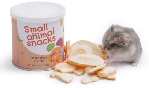 Niteangel Juguetes de Snack y Golosinas para Hámster - Golosina Natural para Animales Pequeños para Hámsters Enanos Sirios, Robo, Jerbos, Ratones, Lemmings, Degus u Otras Mascotas de Tamaño Pequeño