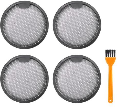 ALLOMN Ersatz Staubsauger Zubehör für Xiaomi G9 / G10 und T10 / T20 / T30 Staubsaugerreiniger, Waschbarer Wiederverwendbarer Filter Ersatzteile, 4 x Filter + 1 x Gänsekopfbürste